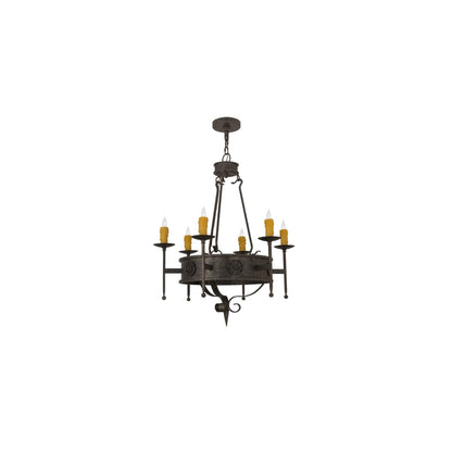 Lorenzo 6 Light 30" Wide Taper Candle Style Chandelier