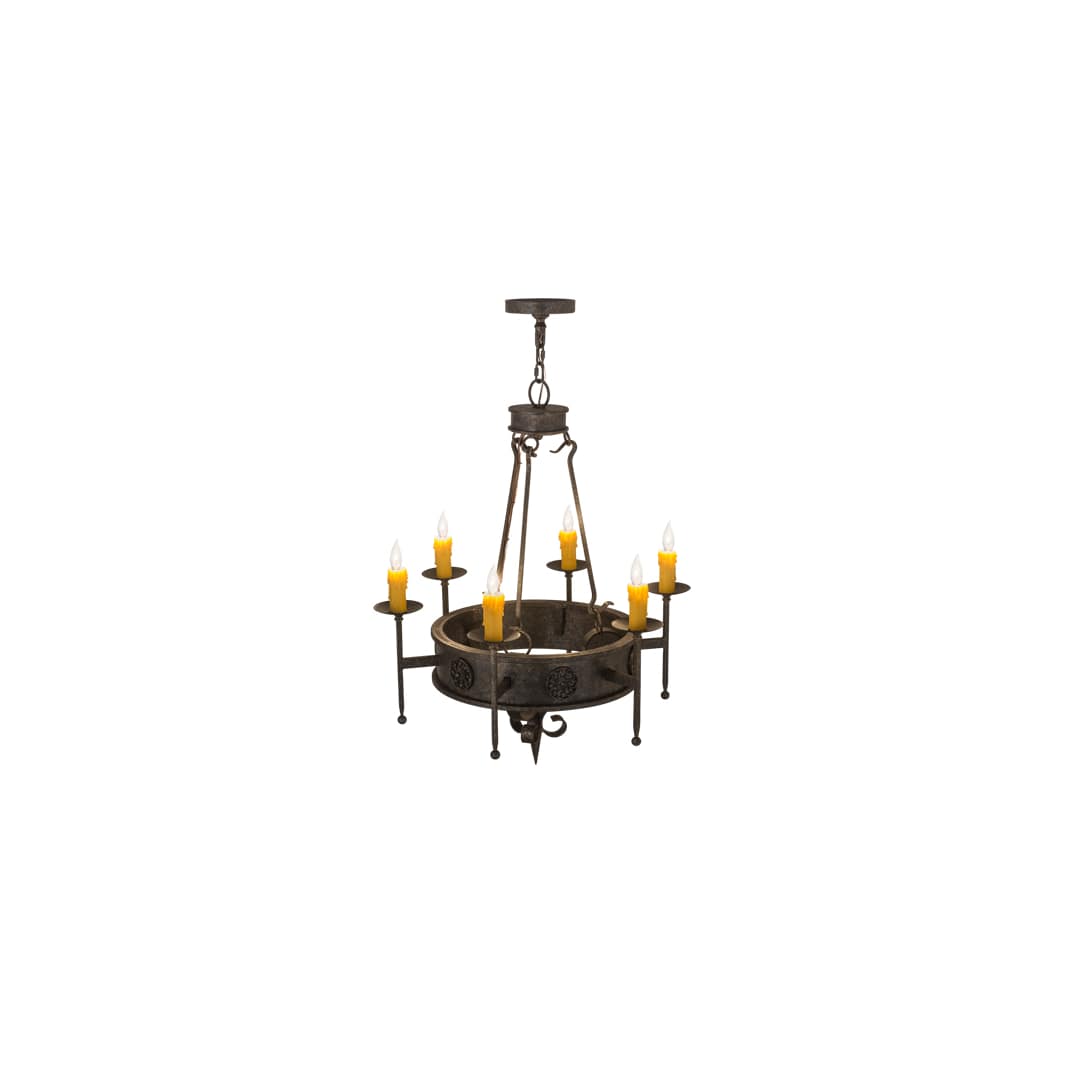 Lorenzo 6 Light 30" Wide Taper Candle Style Chandelier