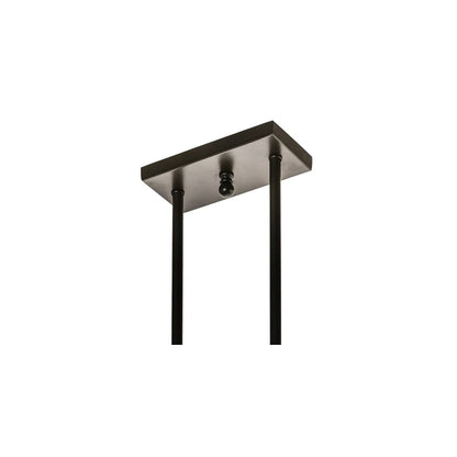 Affinity Island 7 Light 12" Wide Taper Candle Linear Pendant