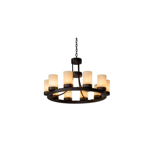 Loxley 10 Light 6" Wide Ring Chandelier