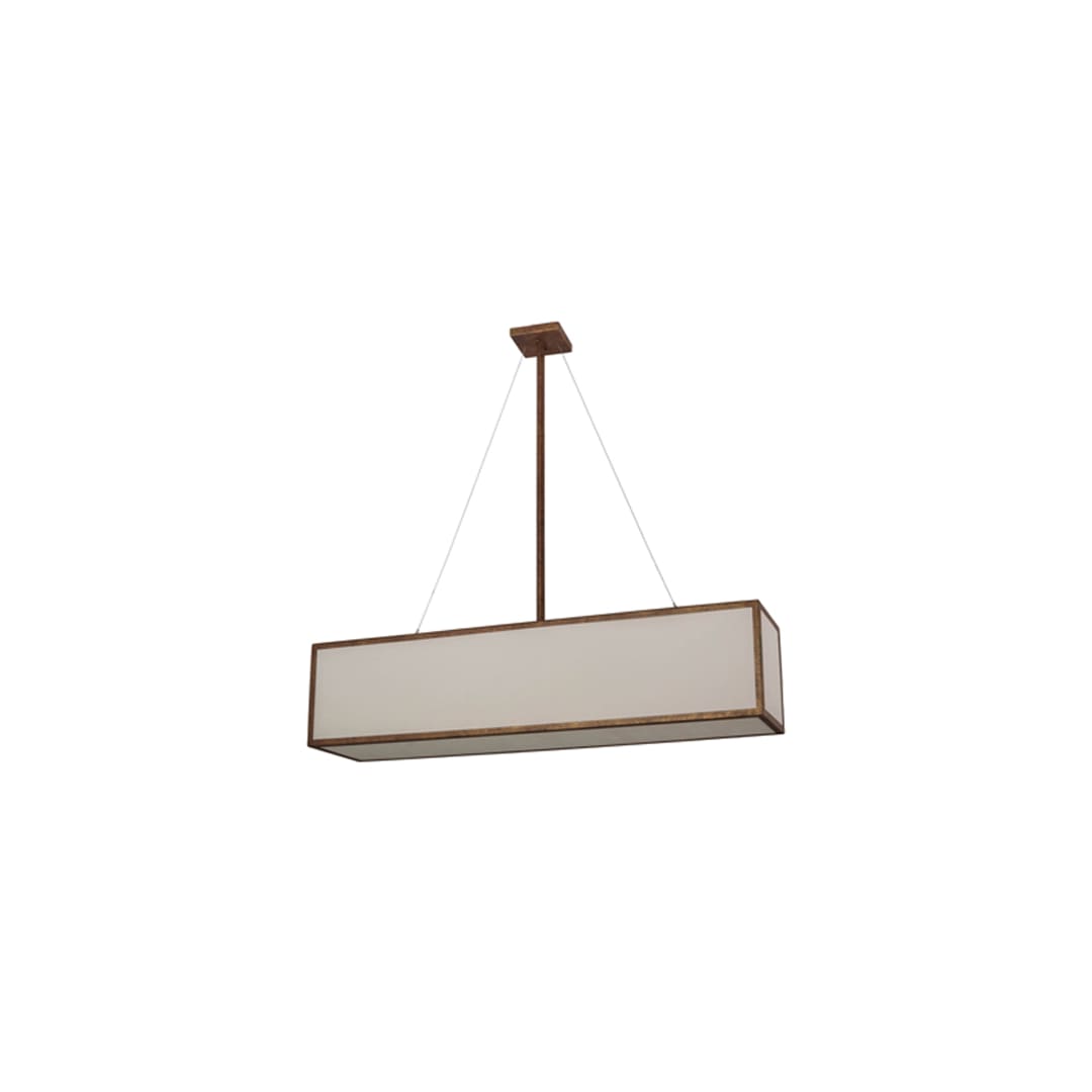 Quadrato 5 Light 12" Wide Linear Pendant