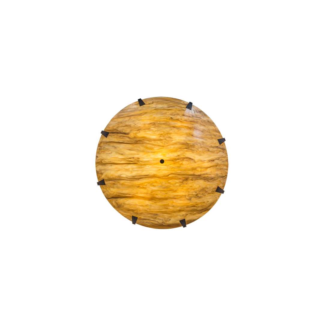 Araneta 14 Light 72" Wide Semi-Flush Bowl Ceiling Fixture - Oil Rubbed Bronze Finish - GU24 Bulb Base