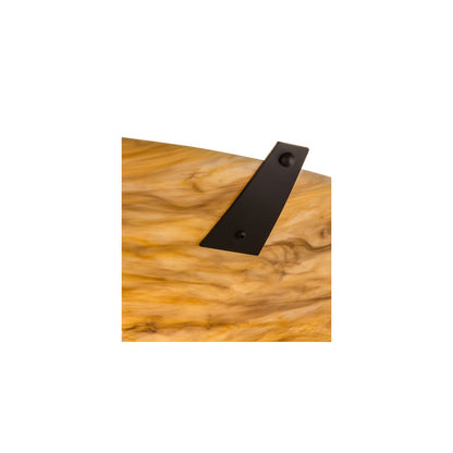 Araneta 14 Light 72" Wide Semi-Flush Bowl Ceiling Fixture - Oil Rubbed Bronze Finish - GU24 Bulb Base