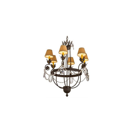 Antonia 6 Light 28" Wide Ring Chandelier
