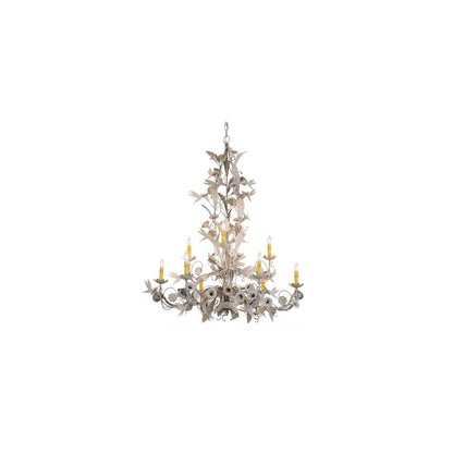Le Printemps 9 Light 36" Wide Taper Candle Style Chandelier