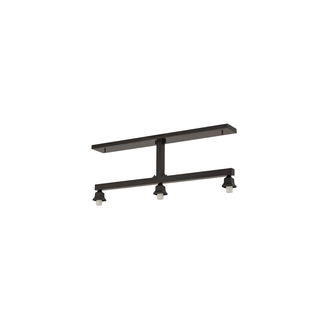 Mission 3 Light 13" Wide Linear Pendant