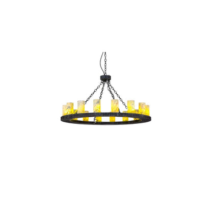 Loxley Jadestone 16 Light 48" Wide Ring Chandelier