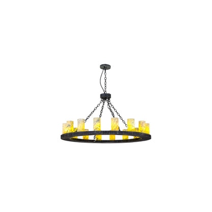 Loxley Jadestone 16 Light 48" Wide Ring Chandelier