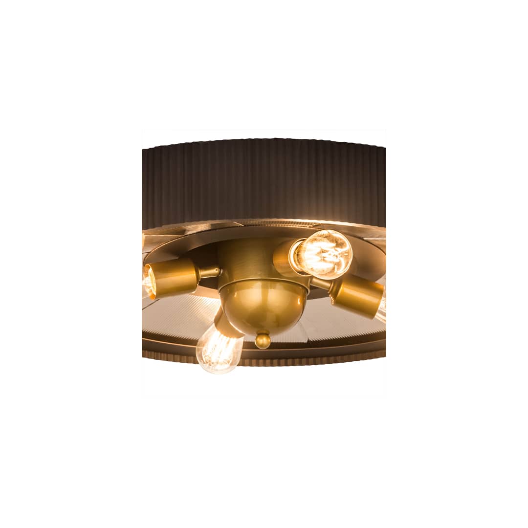 Tennessee 4 Light 24" Wide Semi-Flush Ceiling Fixture