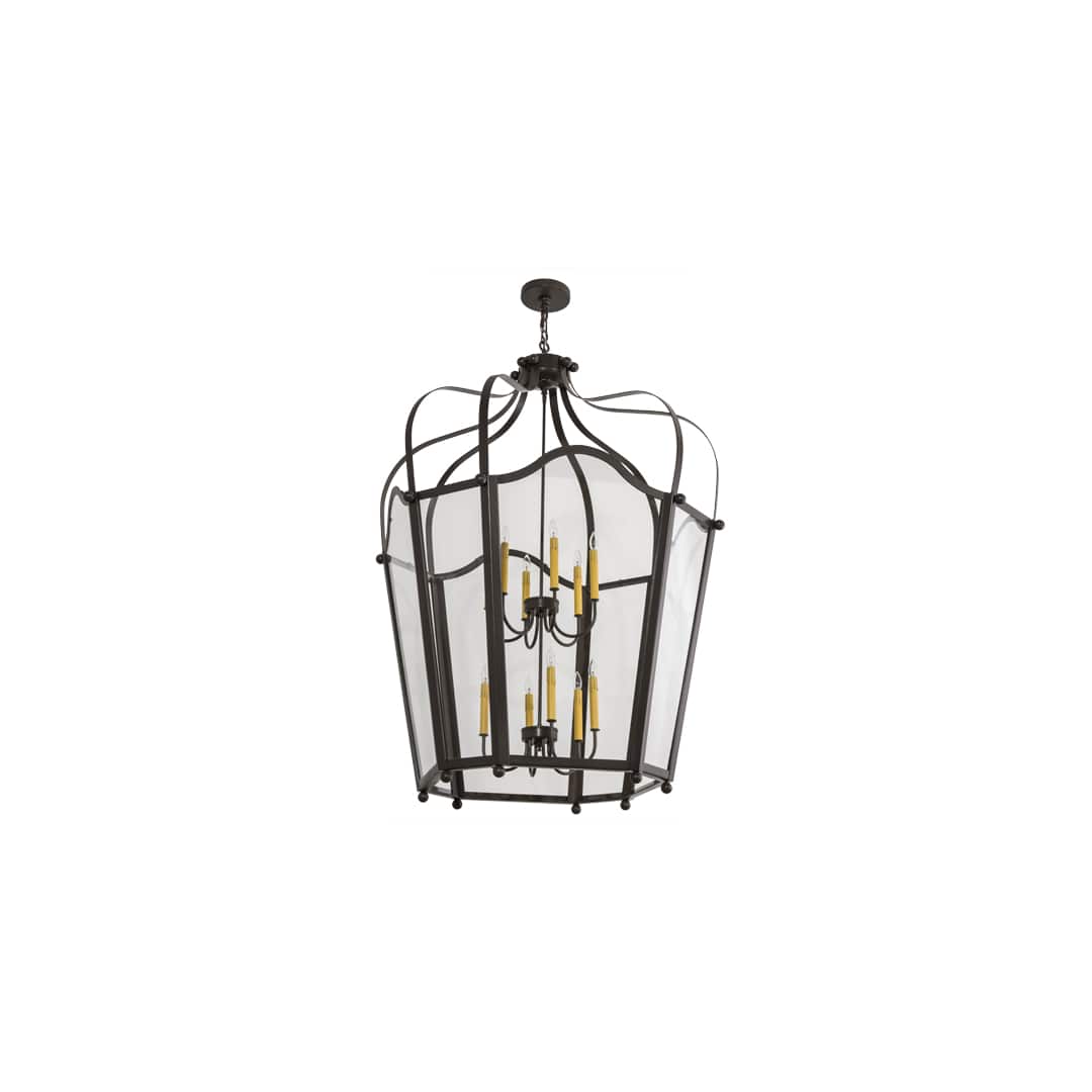 Citadel 12 Light 42" Wide Taper Candle Pendant