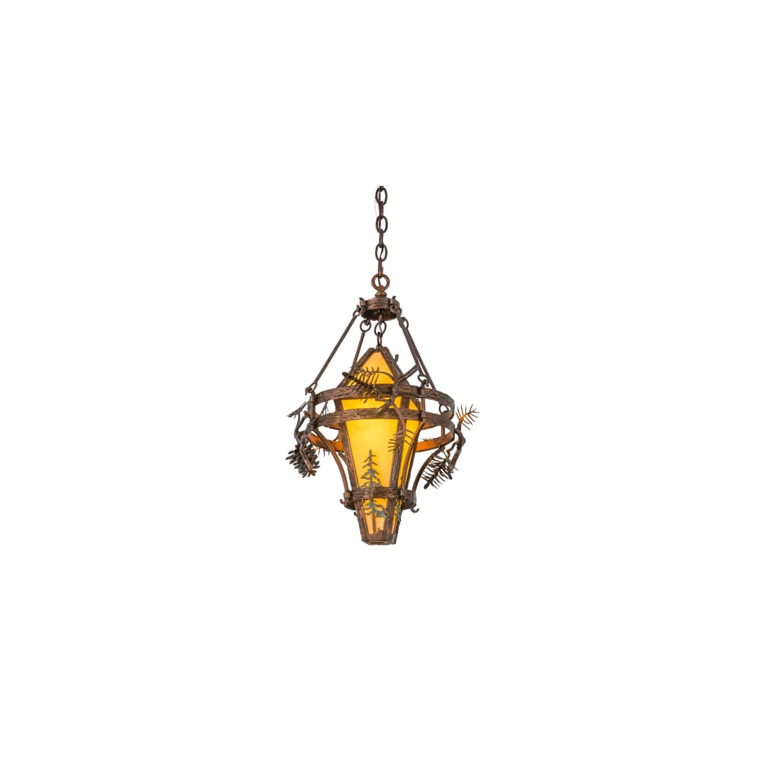 Lone Pine 18" Wide Abstract Pendant