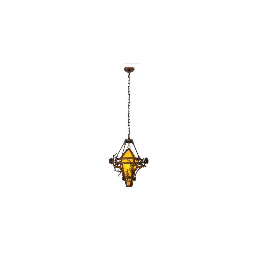 Lone Pine 18" Wide Abstract Pendant