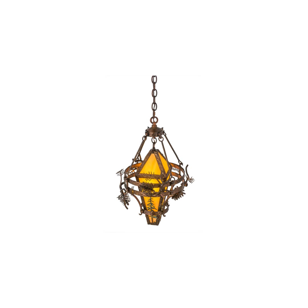 Lone Pine 18" Wide Abstract Pendant