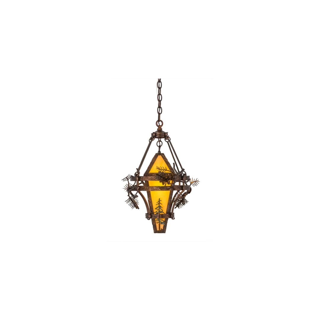 Lone Pine 18" Wide Abstract Pendant