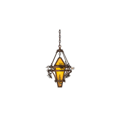 Lone Pine 18" Wide Abstract Pendant