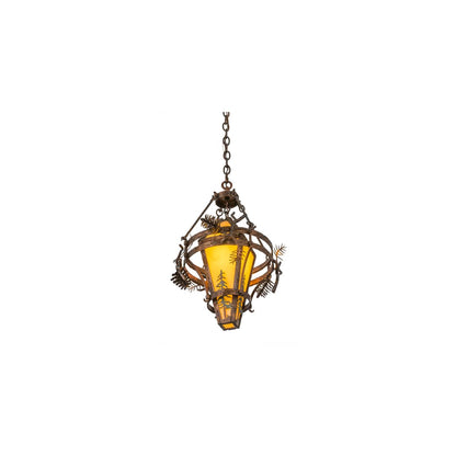 Lone Pine 18" Wide Abstract Pendant