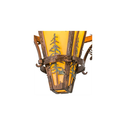 Lone Pine 18" Wide Abstract Pendant