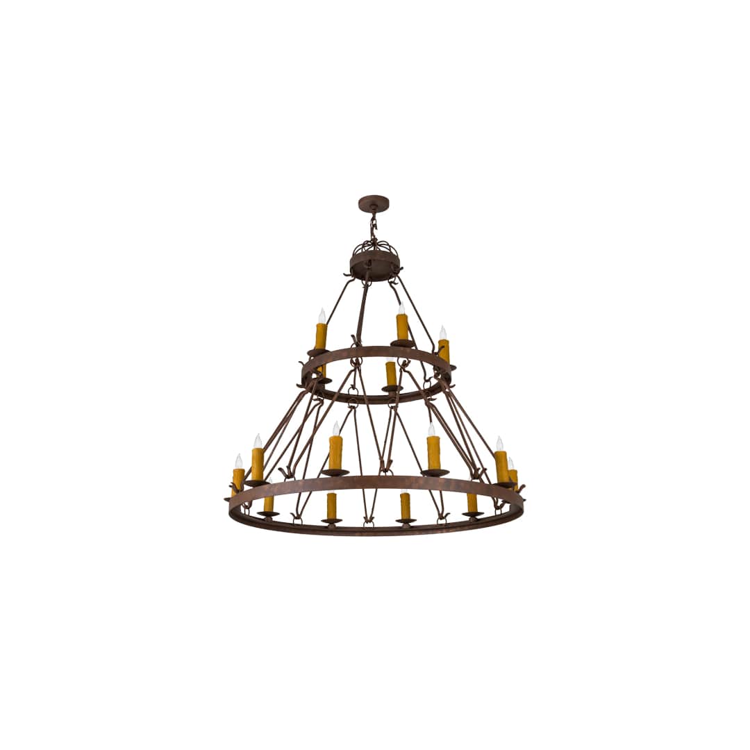 Lakeshore 15 Light 54" Wide Taper Candle Style Chandelier