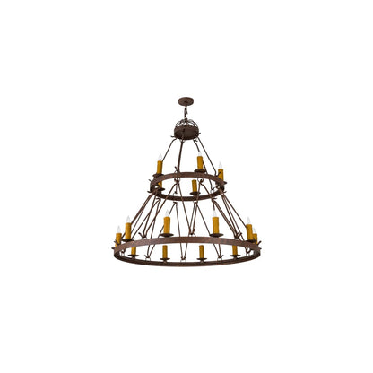 Lakeshore 15 Light 54" Wide Taper Candle Style Chandelier