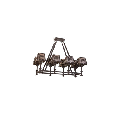 Balsam Pine 8 Light 18" Wide Linear Chandelier