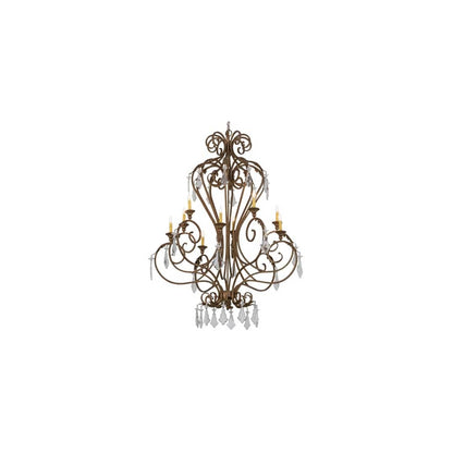 Josephine 10 Light 49" Wide Taper Candle Style Chandelier