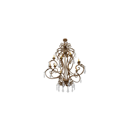 Josephine 10 Light 49" Wide Taper Candle Style Chandelier