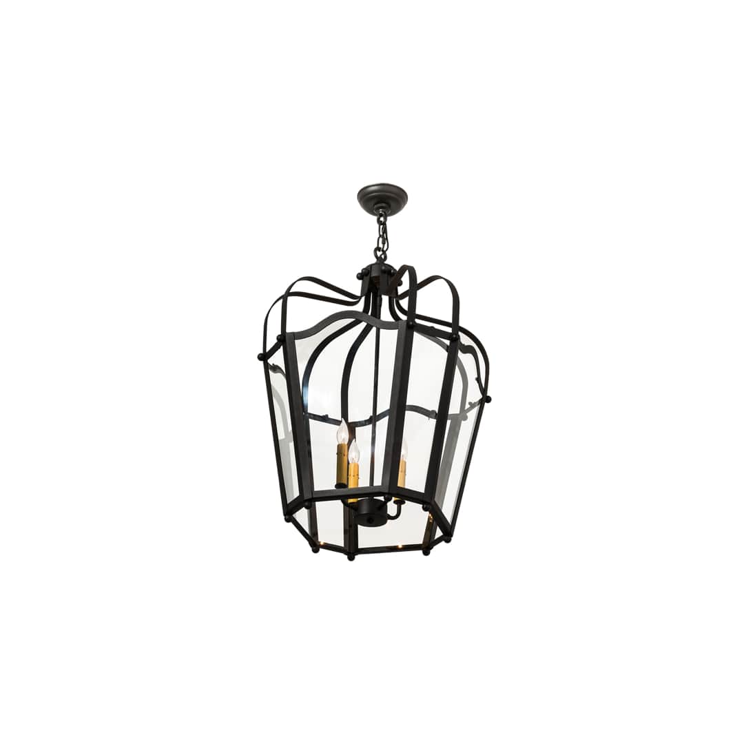 Citadel 4 Light 23" Wide Taper Candle Pendant