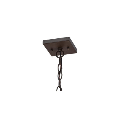 Moose and Black Bear 9 Light 18" Wide Linear Pendant