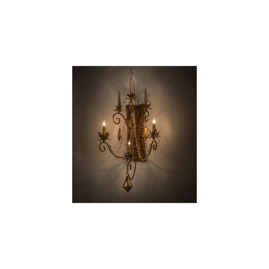 Minuet 3 Light 40" Tall Wall Sconce