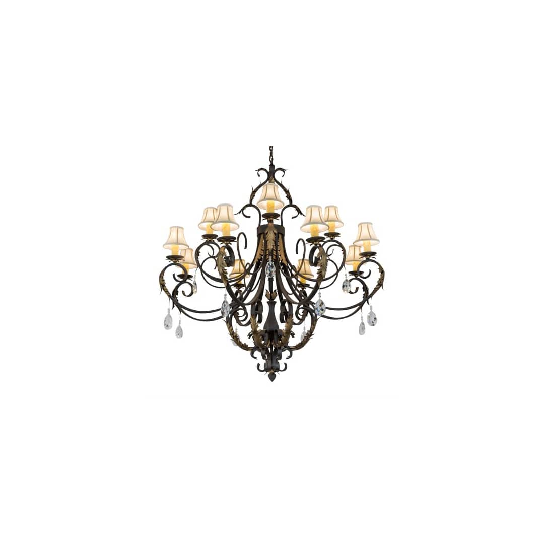 Ingrid 12 Light 54" Wide Crystal Chandelier