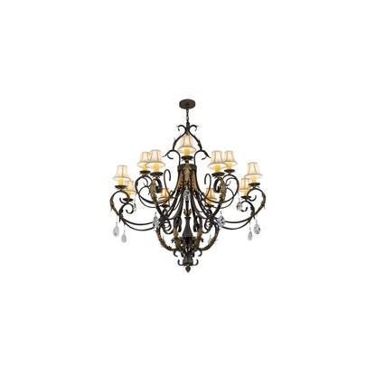 Ingrid 12 Light 54" Wide Crystal Chandelier