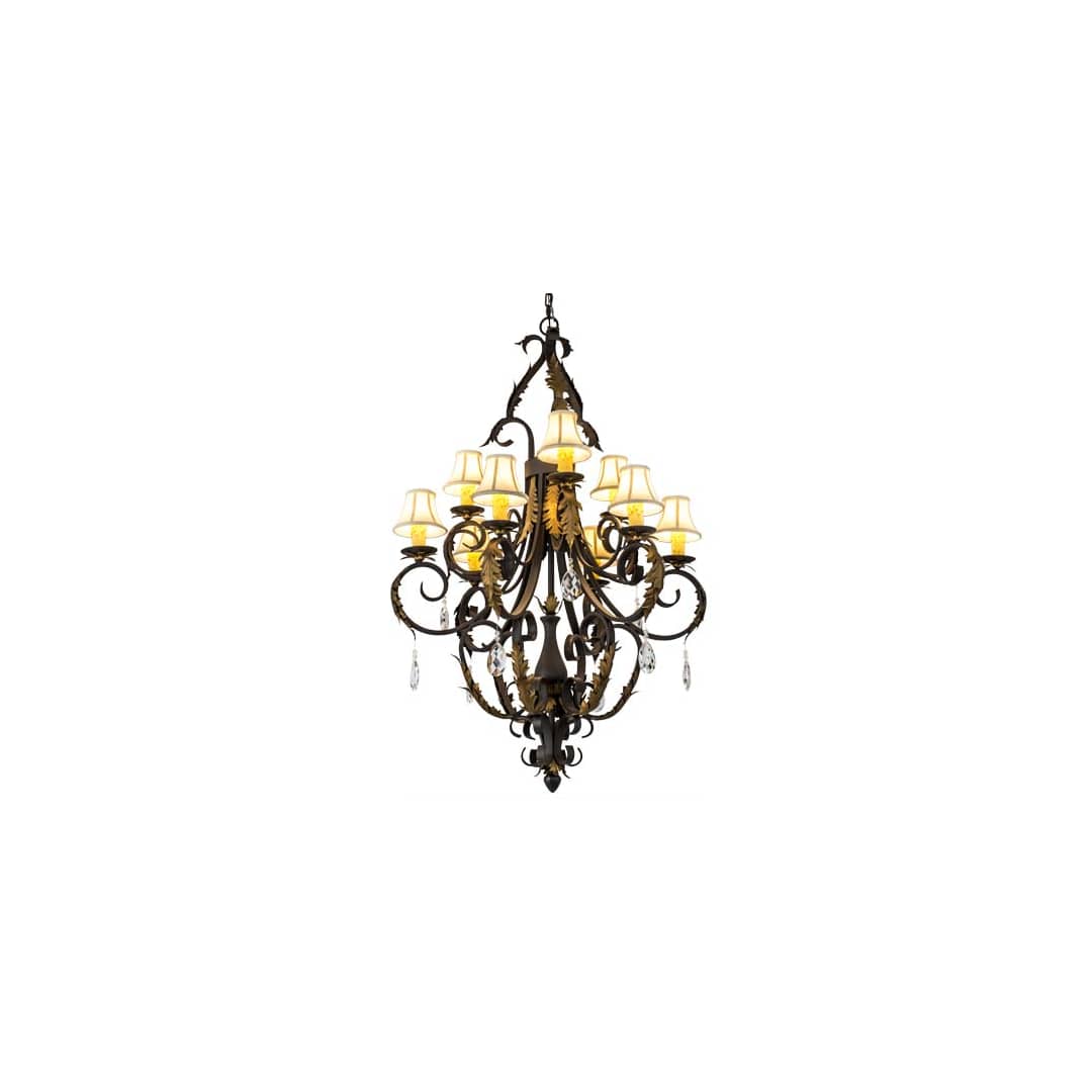 Ingrid 9 Light 36" Wide Crystal Chandelier