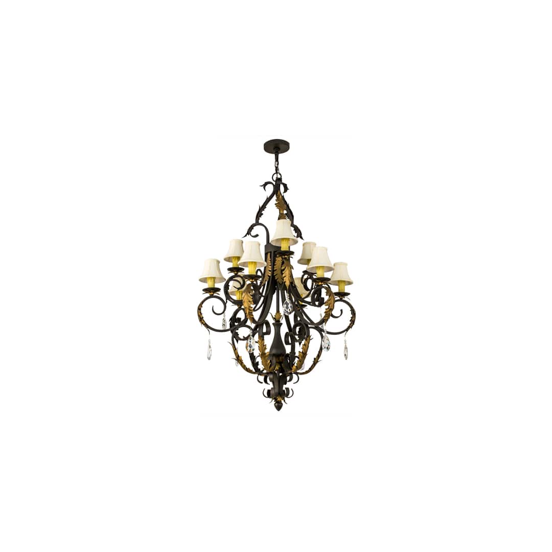 Ingrid 9 Light 36" Wide Crystal Chandelier