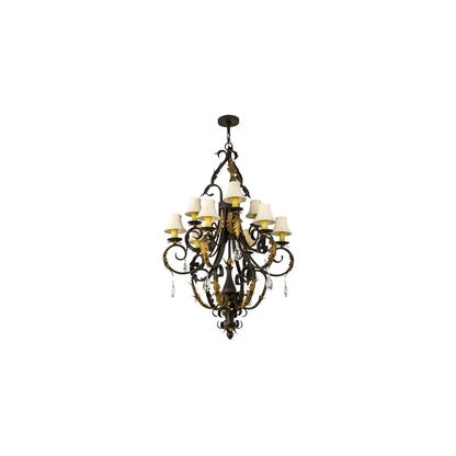 Ingrid 9 Light 36" Wide Crystal Chandelier