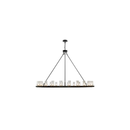 Loxley 24 Light 72" Wide Ring Chandelier