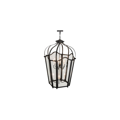 Citadel 10 Light 33" Wide Taper Candle Pendant