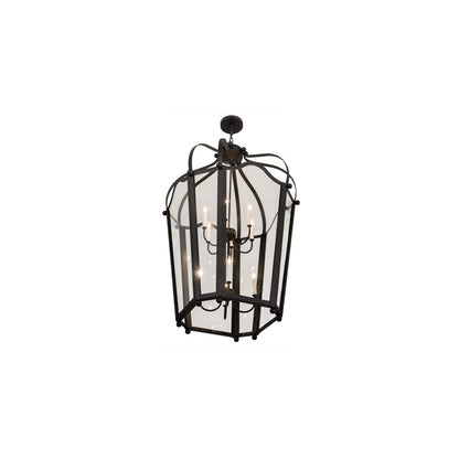 Citadel 10 Light 33" Wide Taper Candle Pendant
