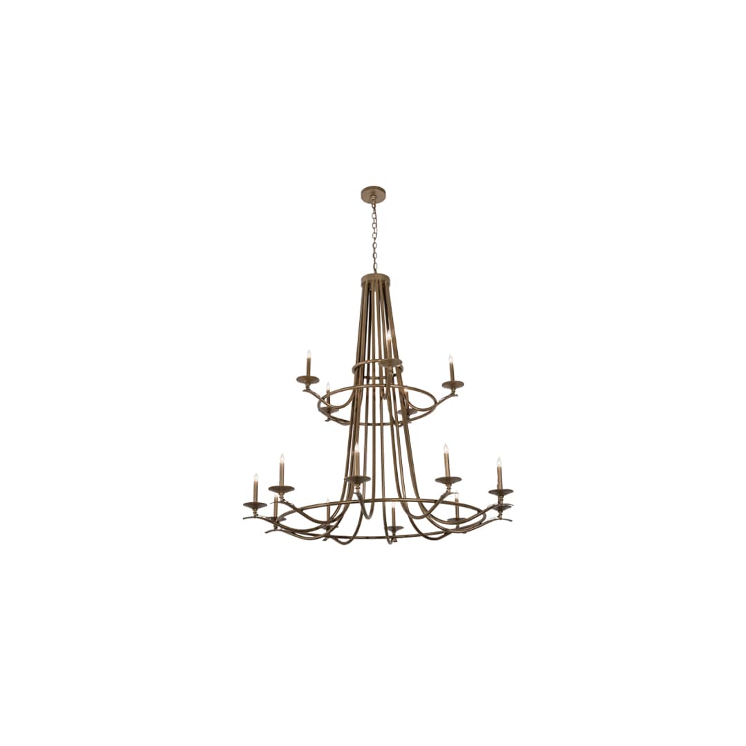 Octavia 15 Light 60" Wide Taper Candle Style Chandelier