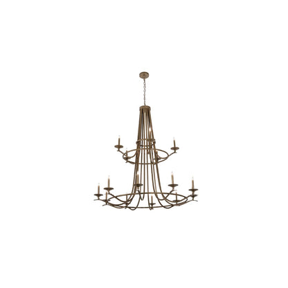 Octavia 15 Light 60" Wide Taper Candle Style Chandelier