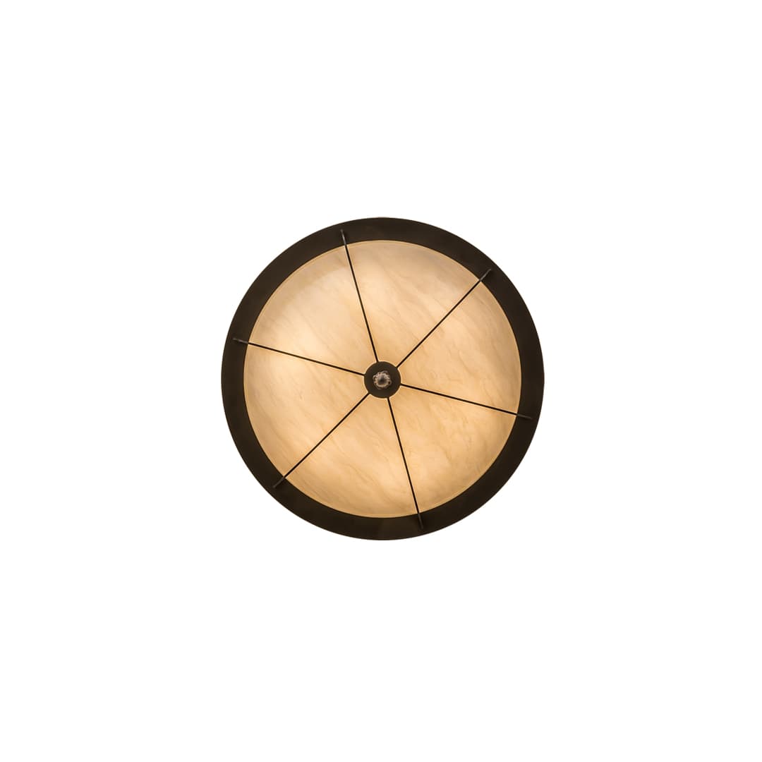 Dominga 6 Light 30" Wide Flush Mount Bowl Ceiling Fixture - Oil Rubbed Bronze Finish