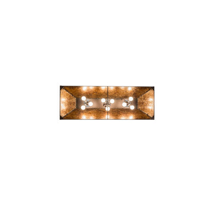 Personalized 9 Light 17" Wide Linear Pendant