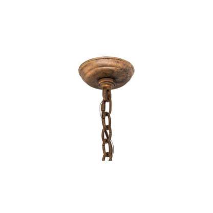 Villa 8 Light 18" Wide Taper Candle Pendant
