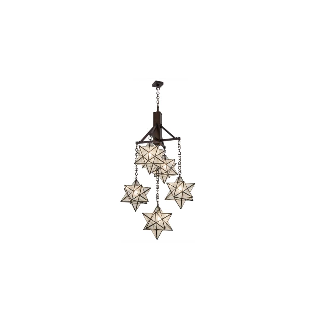 Moravian 5 Light 30" Wide Chandelier