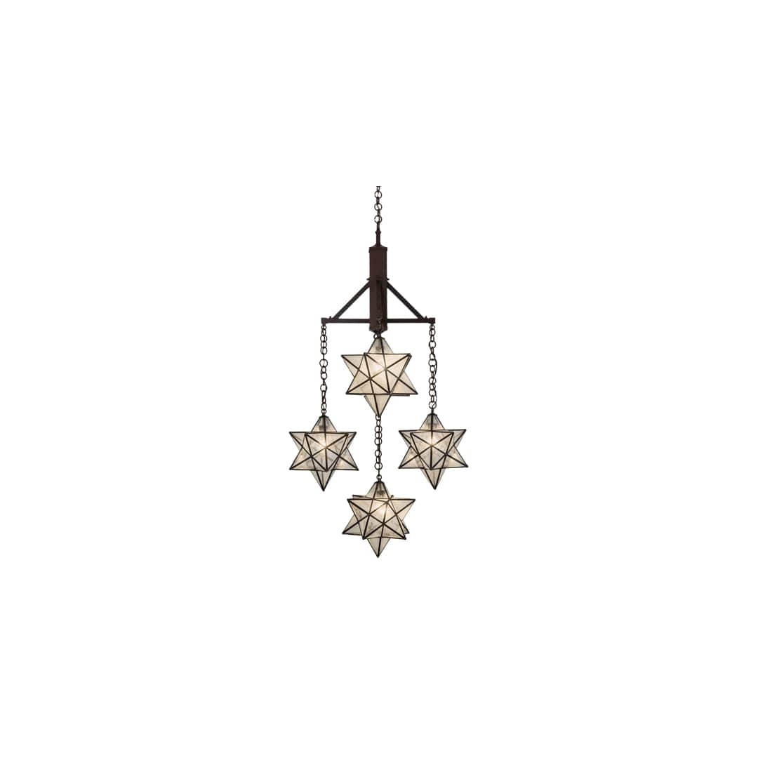 Moravian 5 Light 30" Wide Chandelier