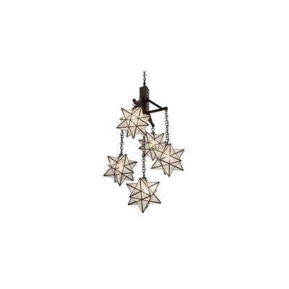 Moravian 5 Light 30" Wide Chandelier