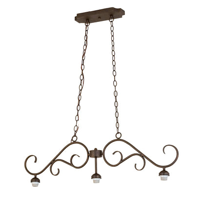 Bristol 3 Light 5" Wide Linear Pendant