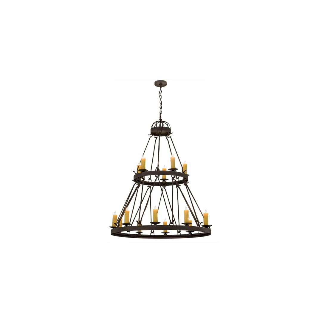 Lakeshore 15 Light 48" Wide Taper Candle Ring Chandelier