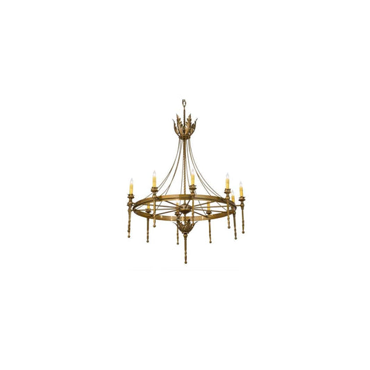 Amaury 10 Light 36" Wide Taper Candle Style Chandelier