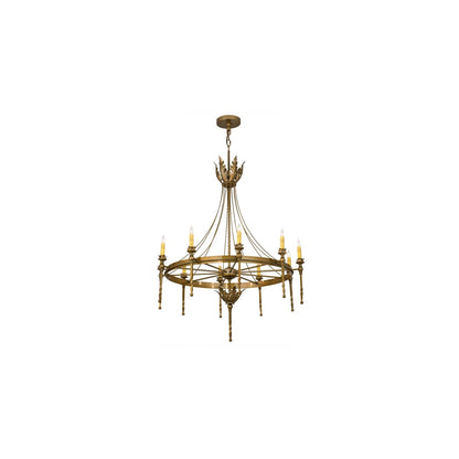 Amaury 10 Light 36" Wide Taper Candle Style Chandelier