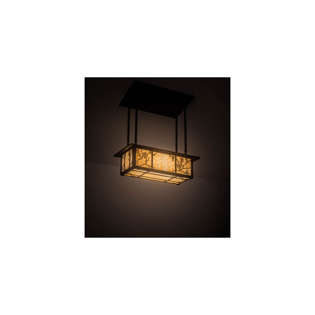 Foliage 2 Light 12" Wide Linear Pendant